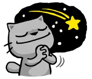 ☺-meow zhua zhua @noustiker, Telegram Sticker