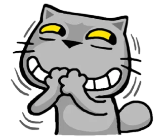 😁-meow zhua zhua @noustiker, Telegram Sticker