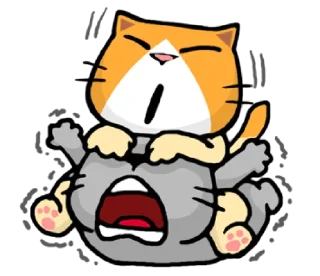 😢-meow zhua zhua @noustiker, Telegram Sticker