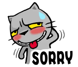 😅-meow zhua zhua @noustiker, Telegram Sticker