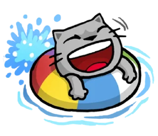 😆-meow zhua zhua @noustiker, Telegram Sticker