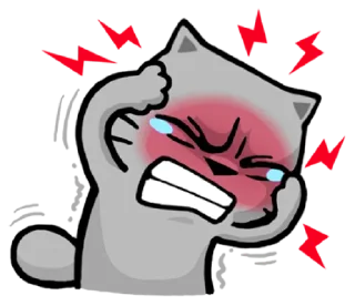 😡-meow zhua zhua @noustiker, Telegram Sticker