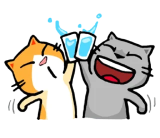 🍻-meow zhua zhua @noustiker, Telegram Sticker