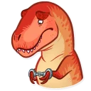 😔-Dinosaurs, Telegram Sticker