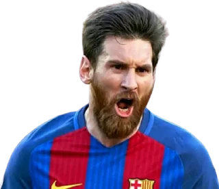 😡-Lionel Messi, Telegram Sticker