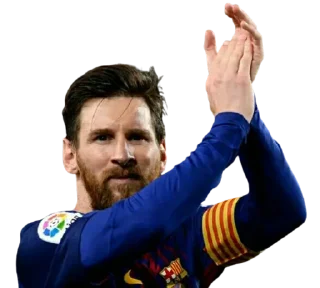 👏-Lionel Messi, Telegram Sticker