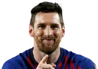 😊-Lionel Messi, Telegram Sticker