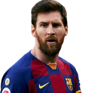 🤨-Lionel Messi, Telegram Sticker