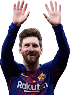 👐-Lionel Messi, Telegram Sticker