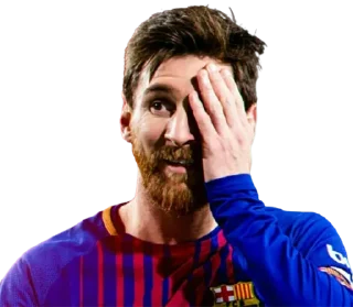 🤦‍♂-Lionel Messi, Telegram Sticker