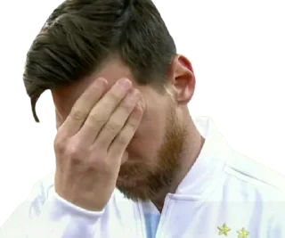 🤦‍♂-Lionel Messi, Telegram Sticker