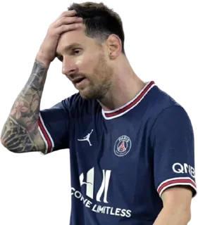 🤦‍♂️-Lionel Messi, Telegram Sticker