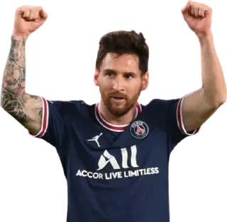 🙌-Lionel Messi, Telegram Sticker