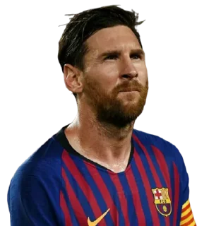 😑-Lionel Messi, Telegram Sticker