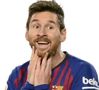 😂-Lionel Messi, Telegram Sticker