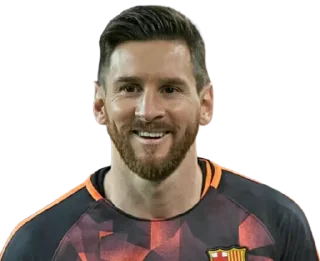 😄-Lionel Messi, Telegram Sticker