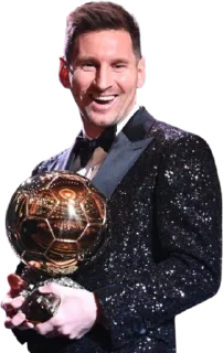 😃-Lionel Messi, Telegram Sticker