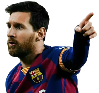 👉-Lionel Messi, Telegram Sticker