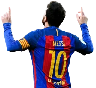 🙌-Lionel Messi, Telegram Sticker