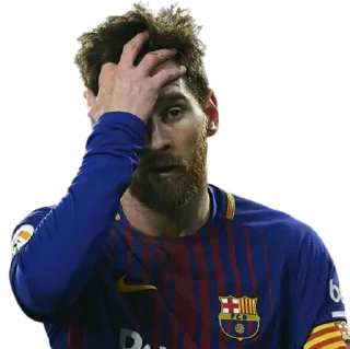 🤦‍♂-Lionel Messi, Telegram Sticker