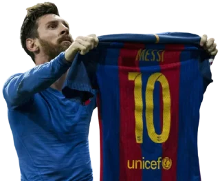 💪-Lionel Messi, Telegram Sticker
