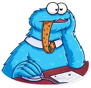 👨‍💻-Cookie Monster, Telegram Sticker