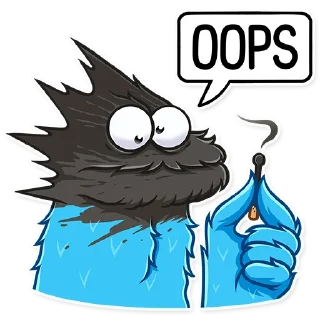 🌚-Cookie Monster, Telegram Sticker