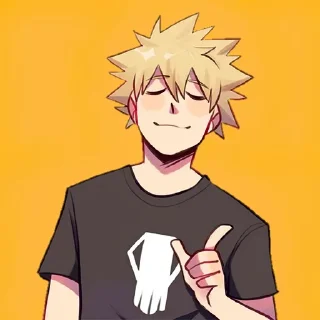 👍-MHA-1 @Toji_sama, Telegram Sticker