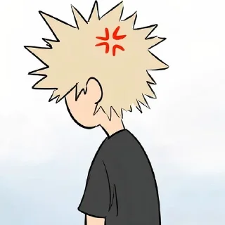 🤬-MHA-1 @Toji_sama, Telegram Sticker