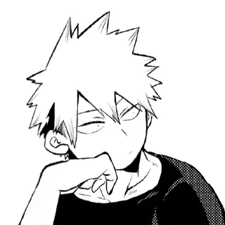 😐-MHA-1 @Toji_sama, Telegram Sticker