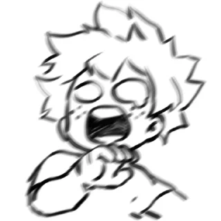😱-MHA-1 @Toji_sama, Telegram Sticker