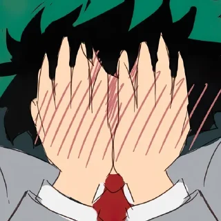 ❤️-MHA-1 @Toji_sama, Telegram Sticker