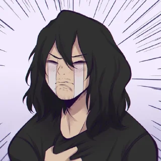 🥹-MHA-1 @Toji_sama, Telegram Sticker