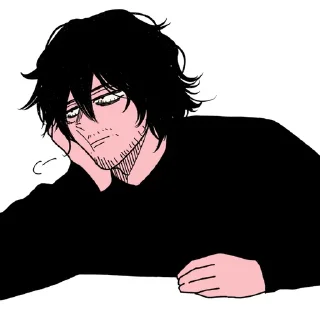 😕-MHA-1 @Toji_sama, Telegram Sticker