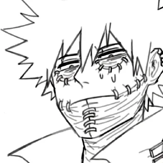 😕-MHA-1 @Toji_sama, Telegram Sticker