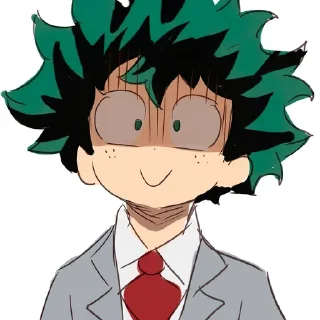 😶-MHA-1 @Toji_sama, Telegram Sticker