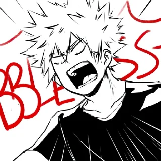 🤬-MHA-2 @Toji_sama, Telegram Sticker
