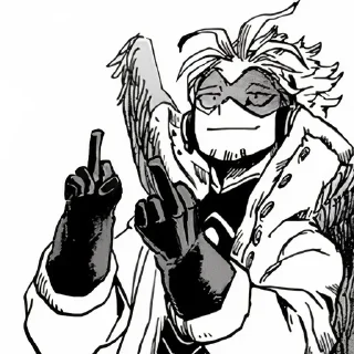 🖕-MHA-2 @Toji_sama, Telegram Sticker