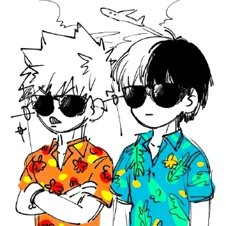 😎-MHA-2 @Toji_sama, Telegram Sticker