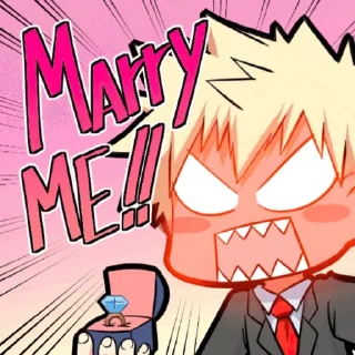 ❤️-MHA-2 @Toji_sama, Telegram Sticker