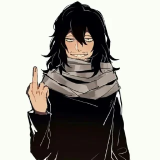 🖕-MHA-2 @Toji_sama, Telegram Sticker