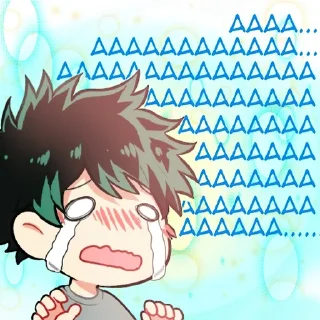 😭-MHA-2 @Toji_sama, Telegram Sticker