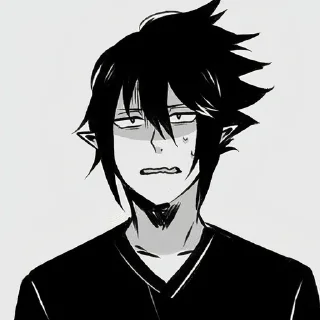 😕-MHA-2 @Toji_sama, Telegram Sticker