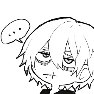 😐-MHA-2 @Toji_sama, Telegram Sticker