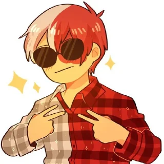 😎-MHA-2 @Toji_sama, Telegram Sticker