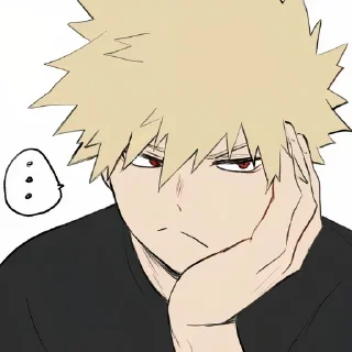 😕-MHA-2 @Toji_sama, Telegram Sticker