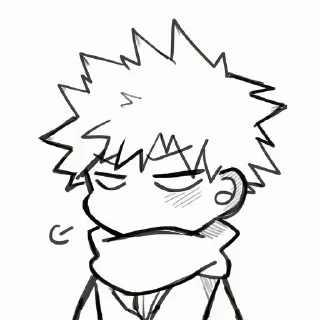 😐-MHA-2 @Toji_sama, Telegram Sticker
