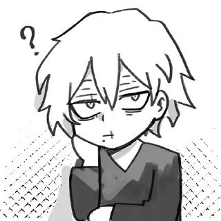 😐-MHA-2 @Toji_sama, Telegram Sticker