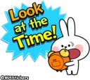 ⏰-Spoiled Rabbit Useful Talk, Telegram Sticker