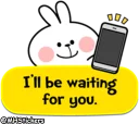 📱-Spoiled Rabbit Useful Talk, Telegram Sticker
